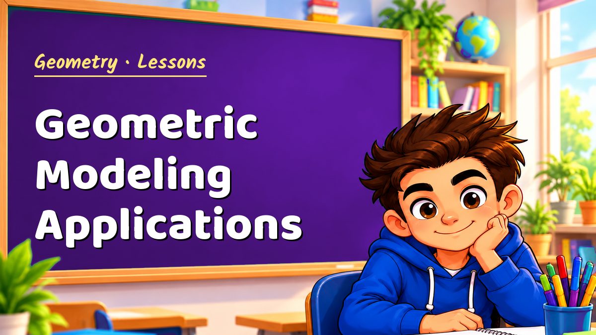 Geometry math lesson: Geometric Modeling Applications – Maths PDF
