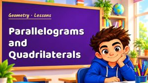 Geometry Parallelograms and Quadrilaterals Lesson (Free PDF)