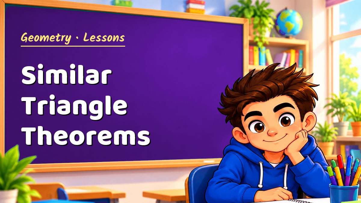 Geometry math lesson: Similar Triangle Theorems – Maths PDF