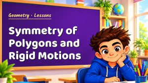 Geometry Symmetry of Polygons and Rigid Motions Lesson (Free PDF)