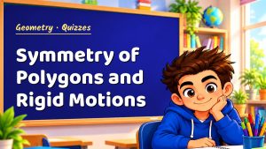 Geometry Symmetry of Polygons and Rigid Motions Quiz: 10 Questions with Explanations