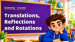 Geometry Translations, Reflections and Rotations Lesson (Free PDF)