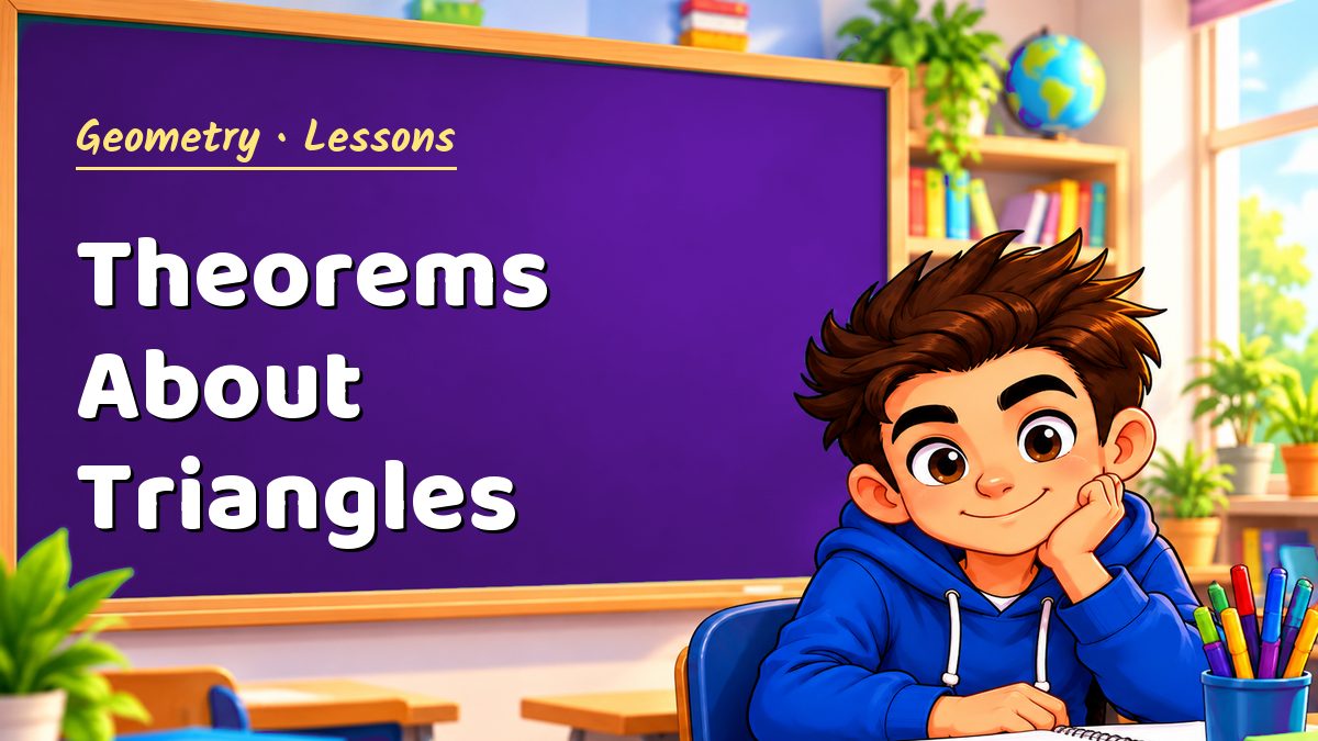 Geometry math lesson: Theorems About Triangles – Maths PDF