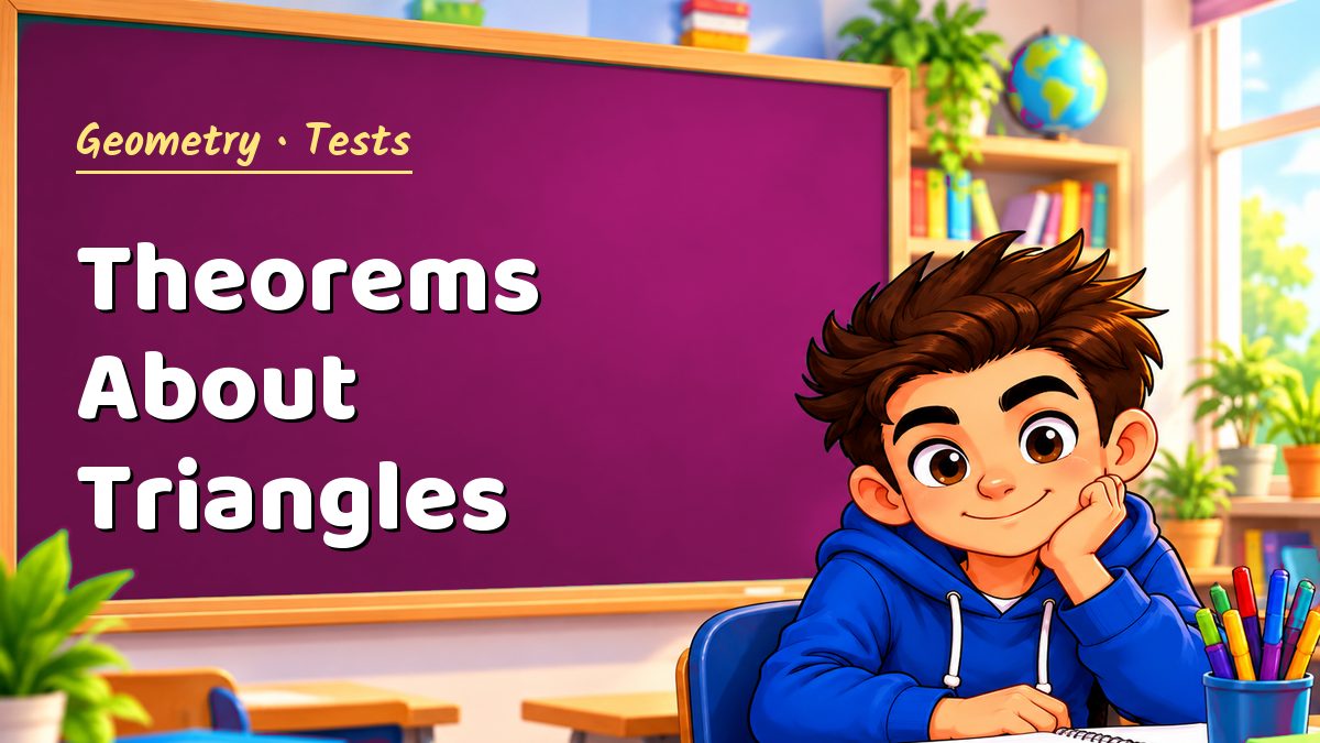 Geometry math test: Theorems About Triangles – Maths PDF