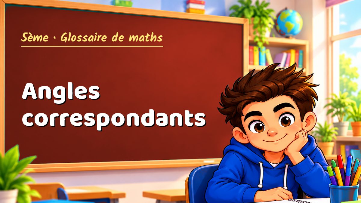 Angles correspondants : définition, méthode et exemple corrigé (5ème) – Maths PDF