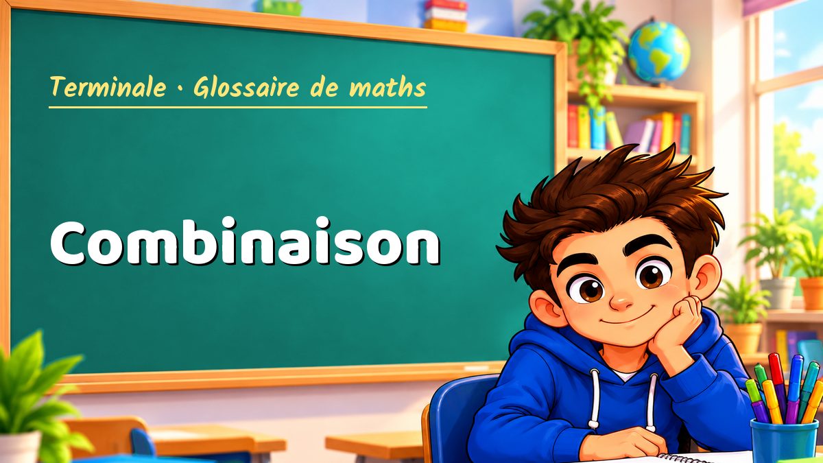 Combinaison : définition, méthode et exemple corrigé (Terminale) – Maths PDF
