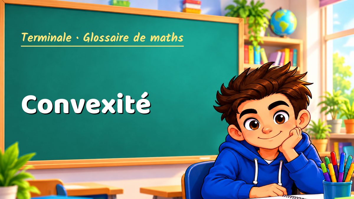 Convexité : définition, méthode et exemple corrigé (Terminale) – Maths PDF