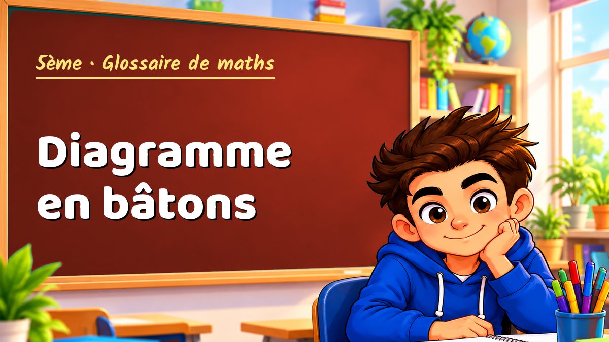 Diagramme en bâtons : définition, méthode et exemple corrigé (5ème) – Maths PDF