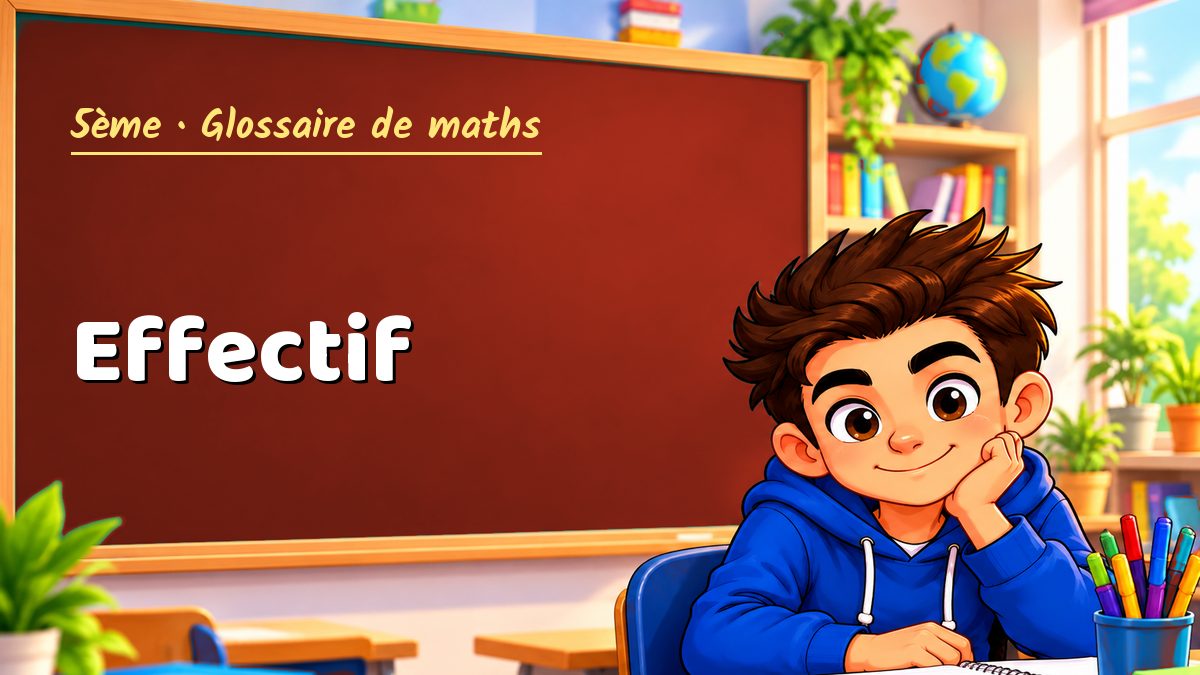 Effectif : définition, méthode et exemple corrigé (5ème) – Maths PDF