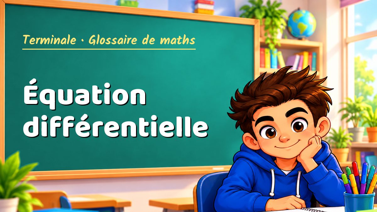Équation différentielle : définition, méthode et exemple corrigé (Terminale) – Maths PDF