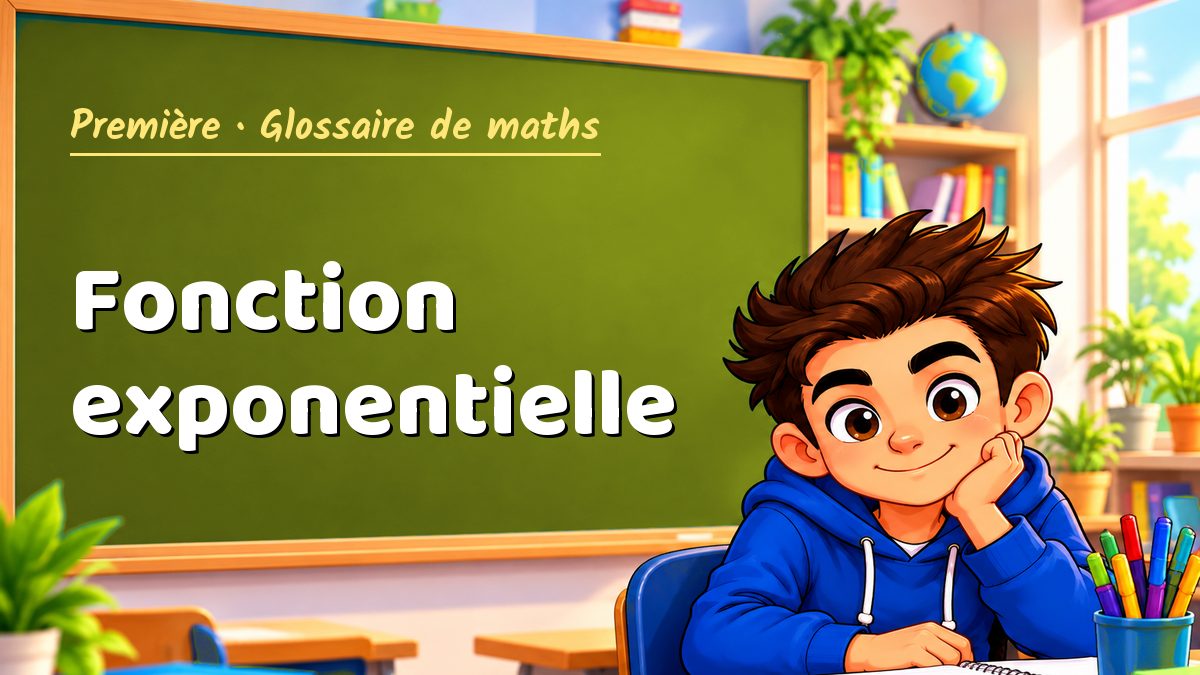 Fonction exponentielle : définition, méthode et exemple corrigé (Première) – Maths PDF