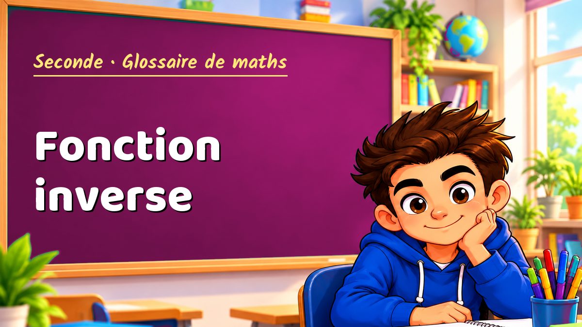 Fonction inverse : définition, méthode et exemple corrigé (Seconde) – Maths PDF