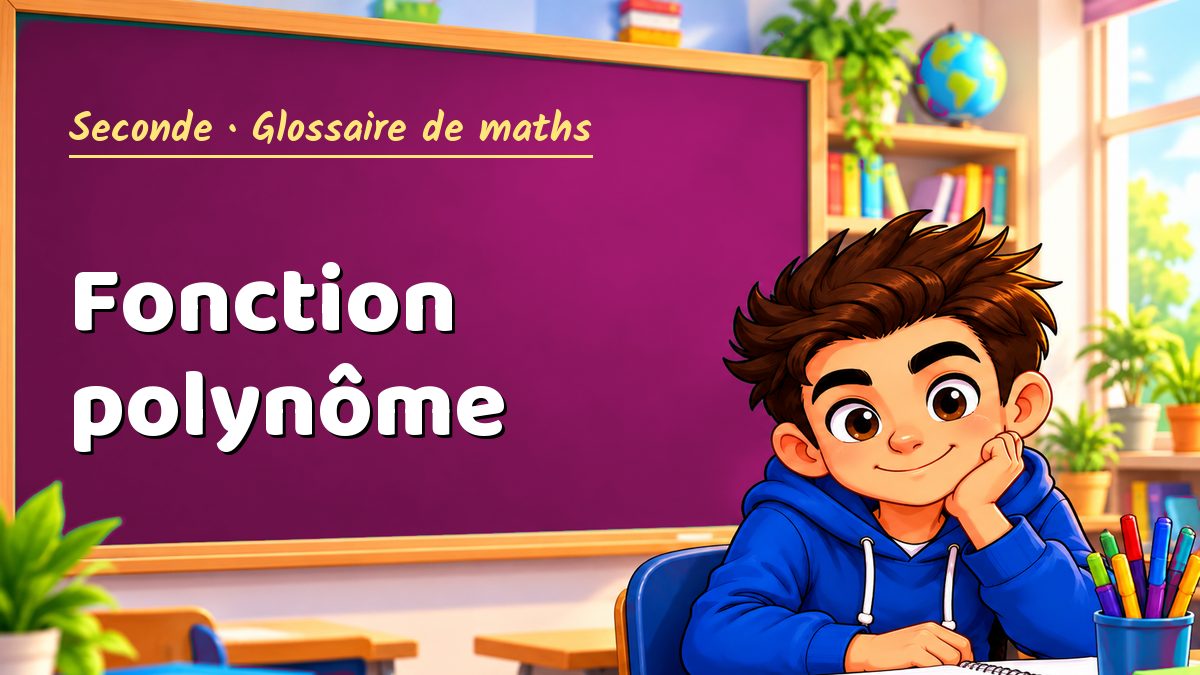 Fonction polynôme : définition, méthode et exemple corrigé (Seconde) – Maths PDF