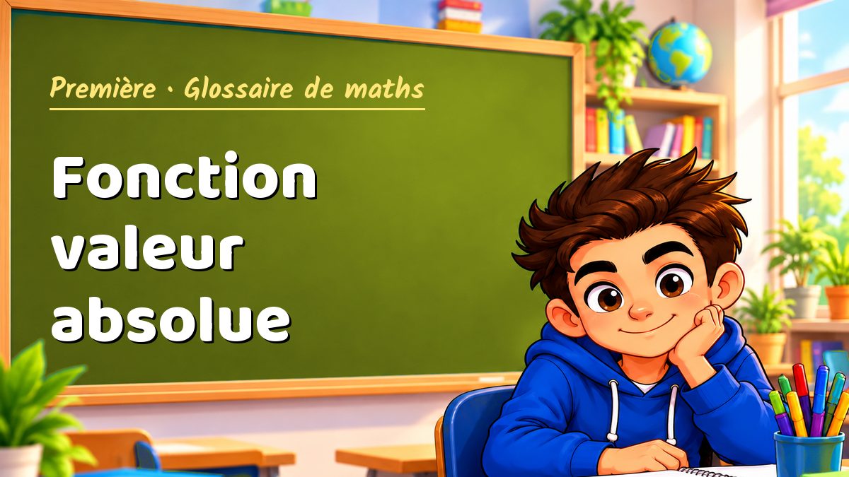 Fonction valeur absolue : définition, méthode et exemple corrigé (Première) – Maths PDF