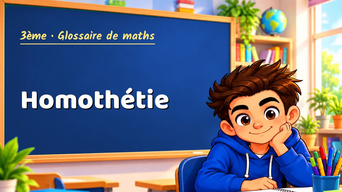 Homothétie : définition, méthode et exemple corrigé (3ème) – Maths PDF