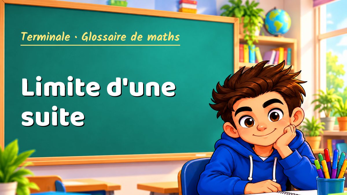 Limite d'une suite : définition, méthode et exemple corrigé (Terminale) – Maths PDF