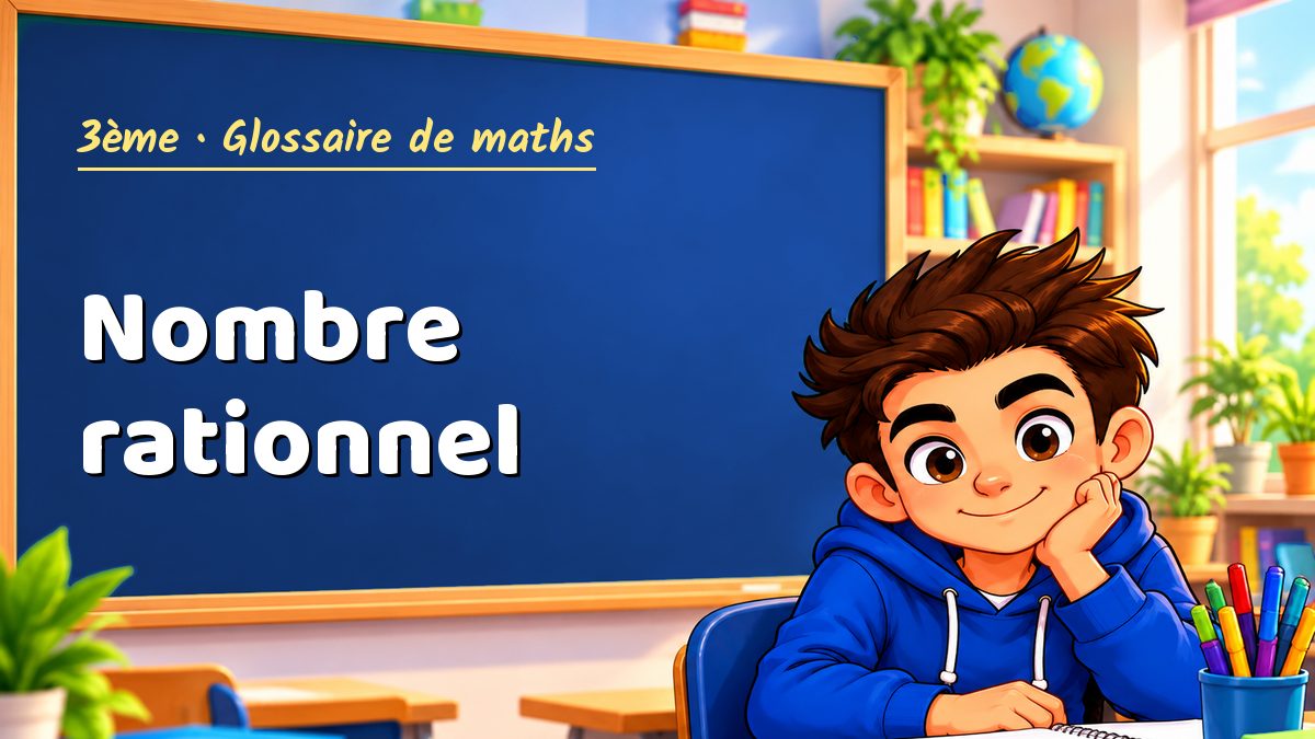 Nombre rationnel : définition, méthode et exemple corrigé (3ème) – Maths PDF