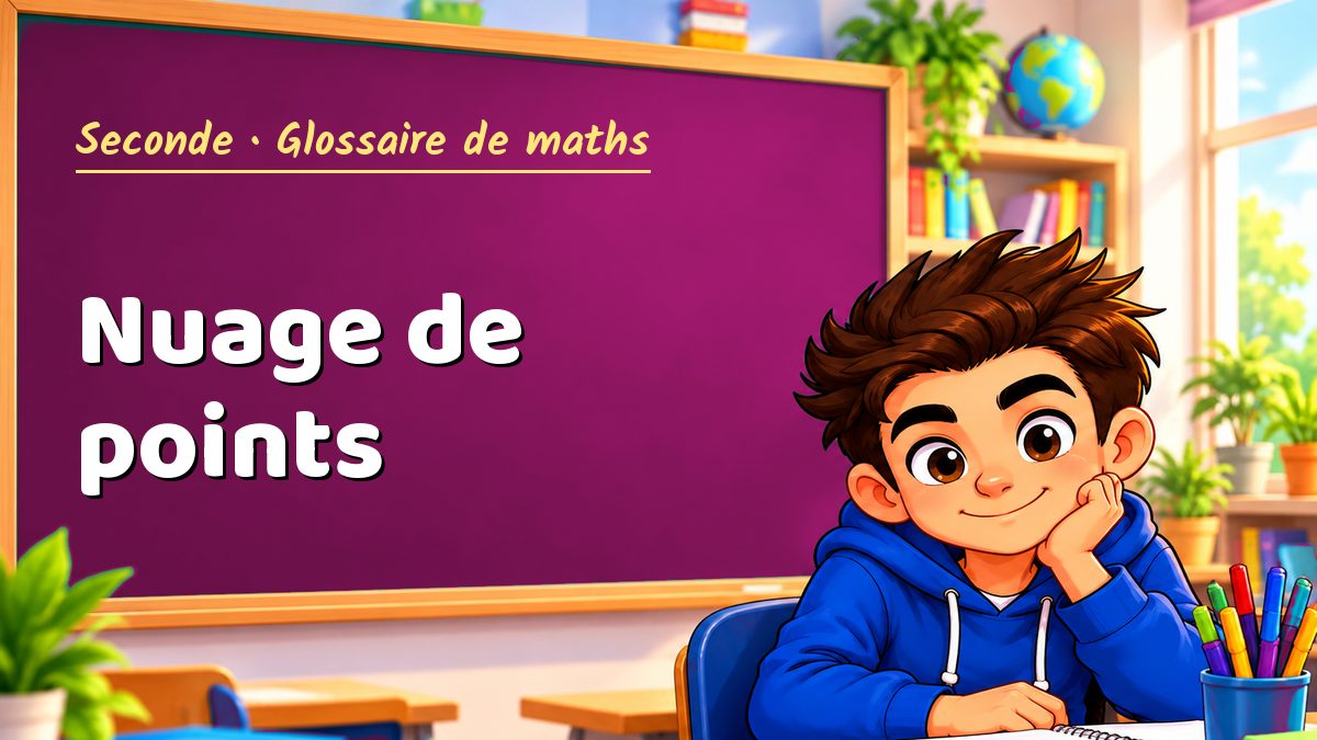 Nuage de points : définition, méthode et exemple corrigé (Seconde) – Maths PDF