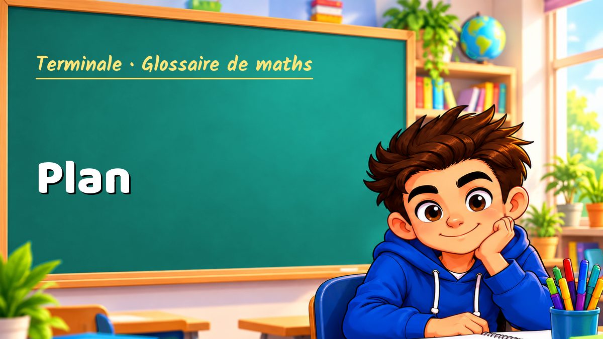 Plan : définition, méthode et exemple corrigé (Terminale) – Maths PDF