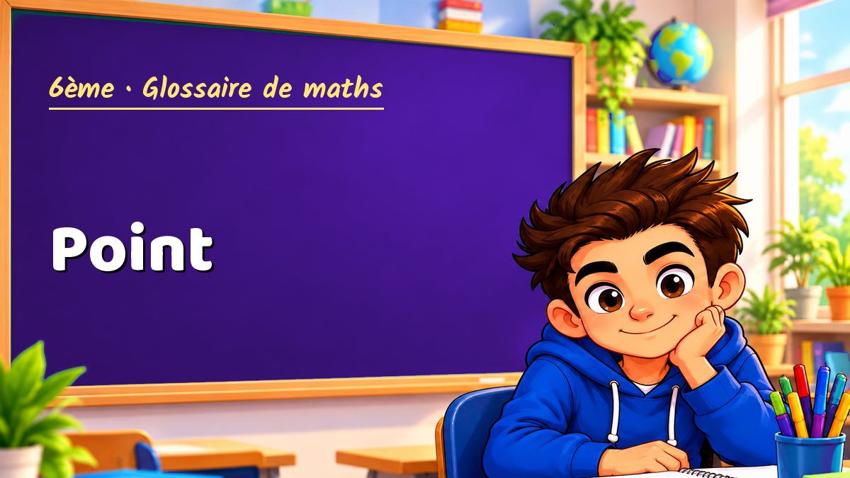 Point : définition, méthode et exemple corrigé (6ème) – Maths PDF