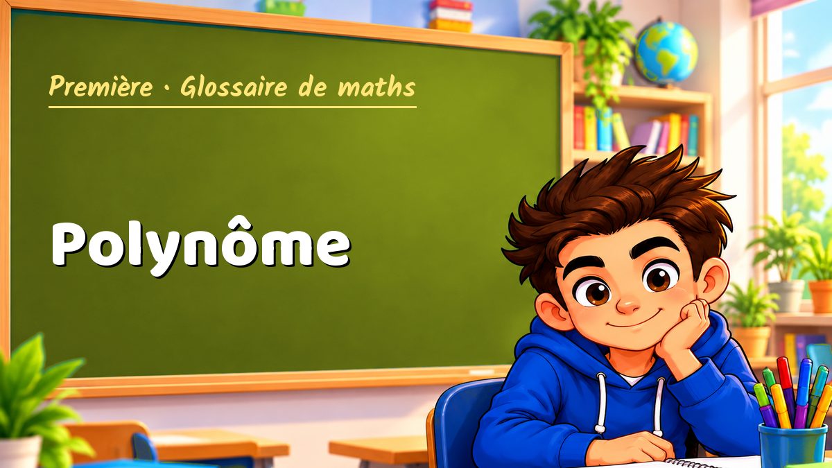 Polynôme : définition, méthode et exemple corrigé (Première) – Maths PDF