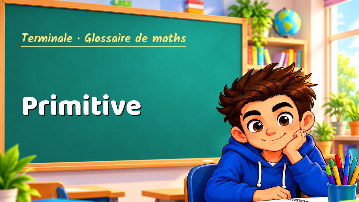 Primitive : définition, méthode et exemple corrigé (Terminale) – Maths PDF