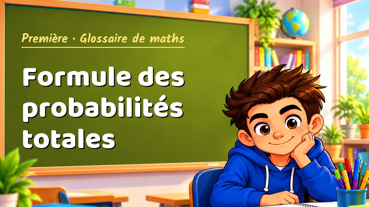 Formule des probabilités totales : définition, méthode et exemple corrigé (Première) – Maths PDF