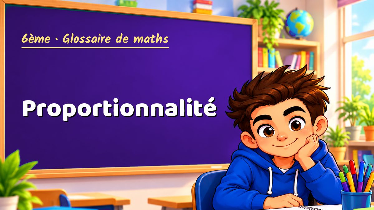 Proportionnalité : définition, méthode et exemple corrigé (6ème) – Maths PDF