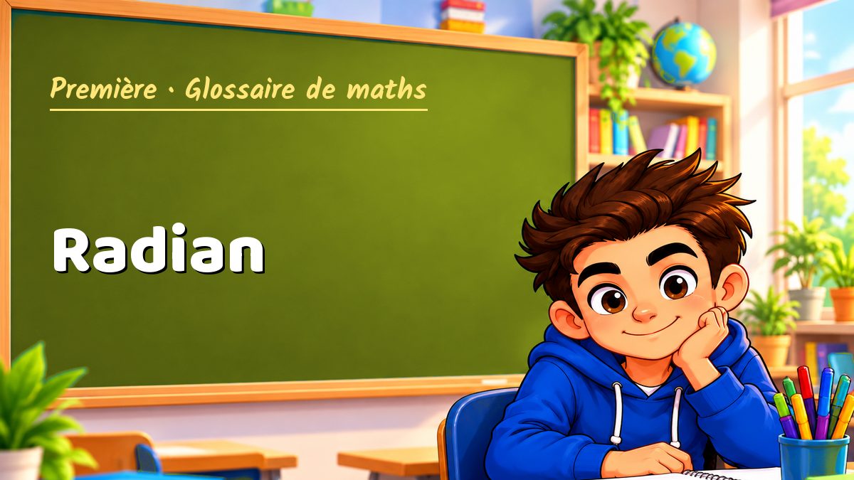 Radian : définition, méthode et exemple corrigé (Première) – Maths PDF