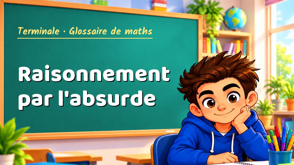 Raisonnement par l'absurde : définition, méthode et exemple corrigé (Terminale) – Maths PDF