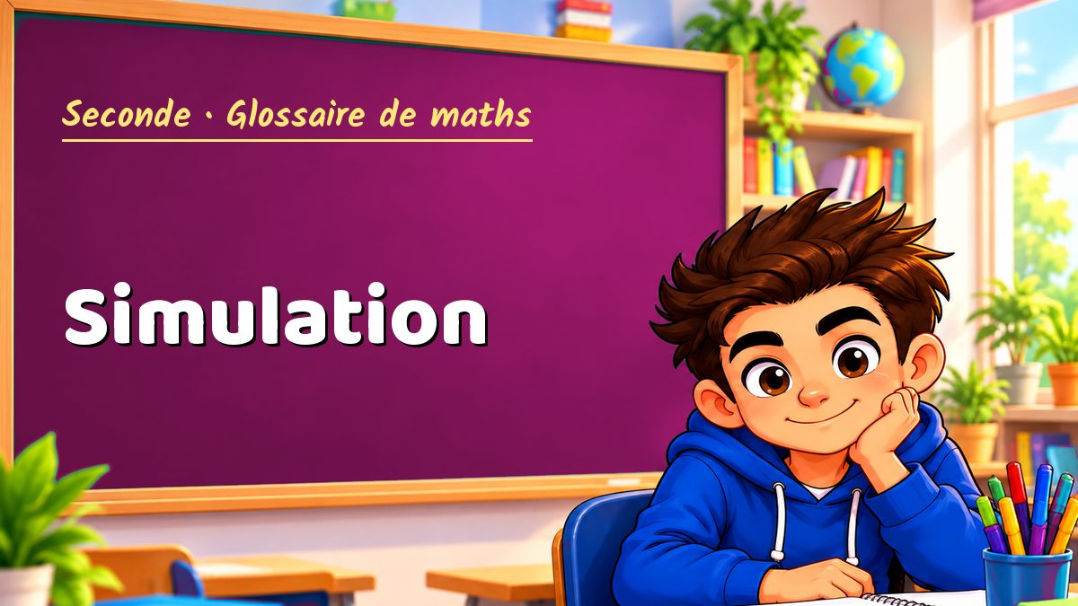 Simulation : définition, méthode et exemple corrigé (Seconde) – Maths PDF