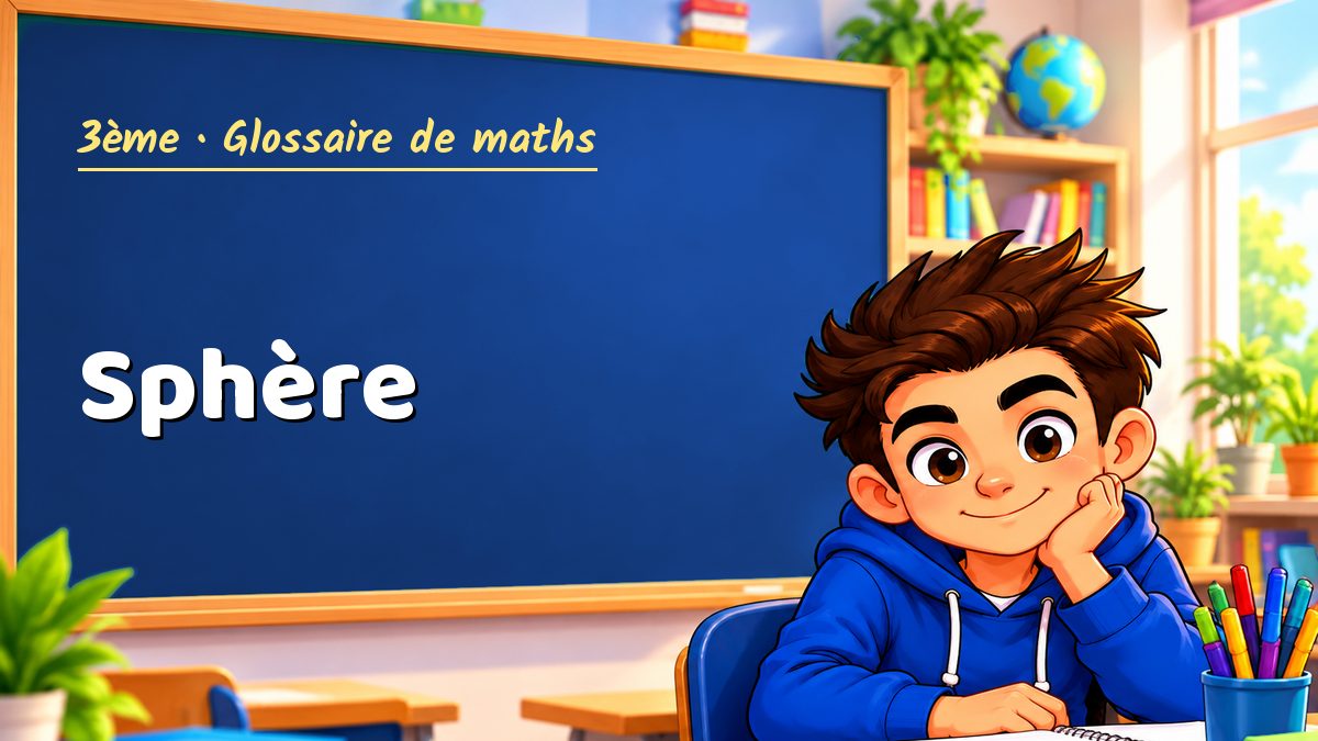 Sphère : définition, méthode et exemple corrigé (3ème) – Maths PDF