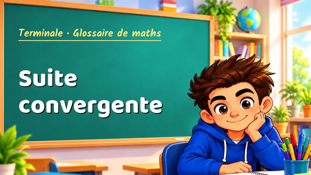 Suite convergente : définition, méthode et exemple corrigé (Terminale) – Maths PDF