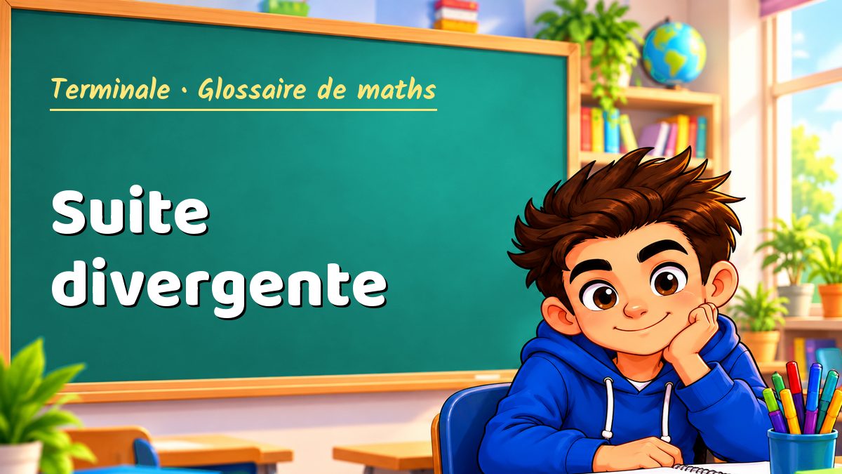 Suite divergente : définition, méthode et exemple corrigé (Terminale) – Maths PDF