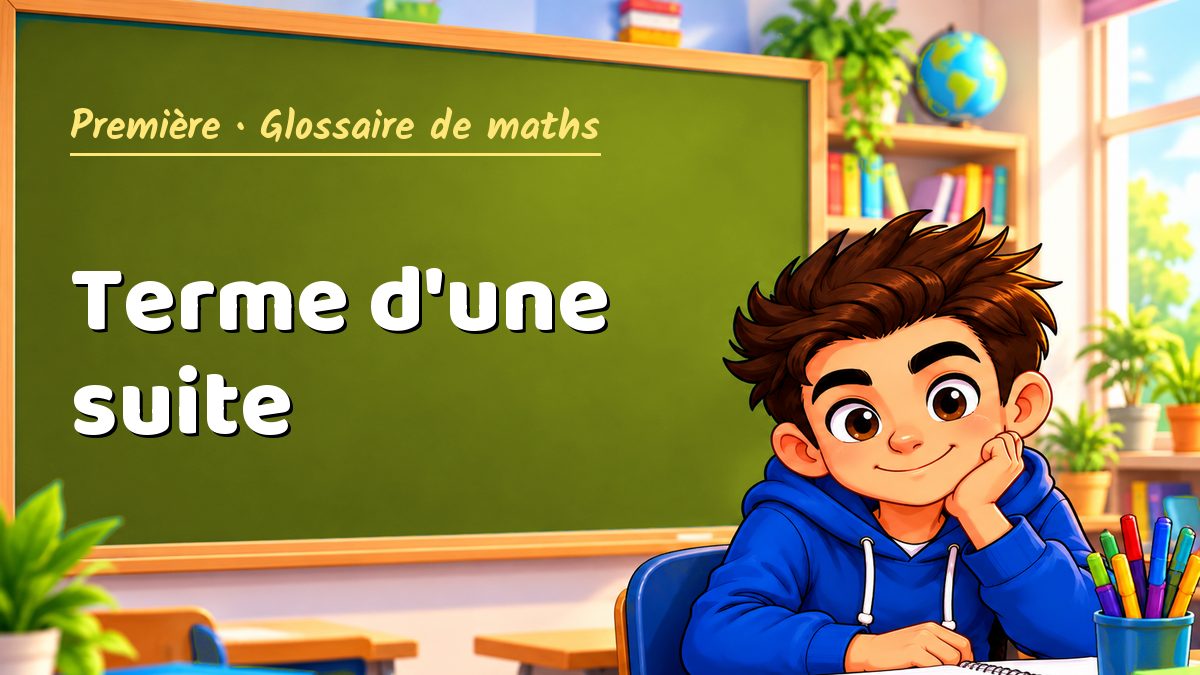Terme d'une suite : définition, méthode et exemple corrigé (Première) – Maths PDF