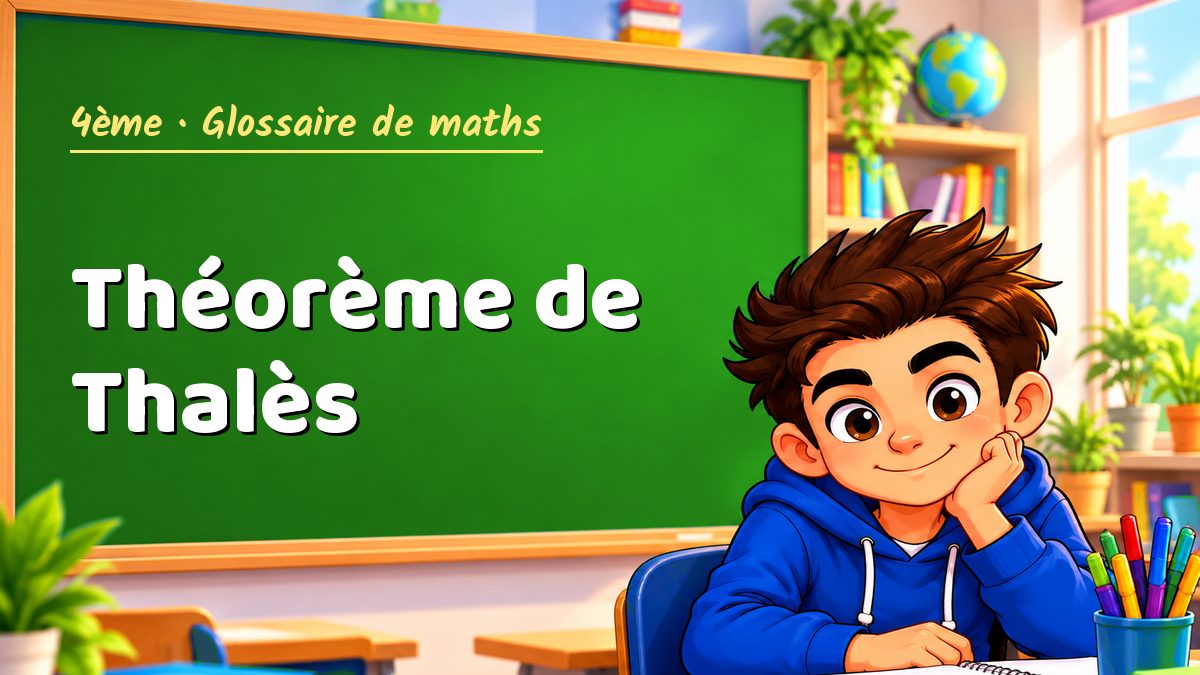 Théorème de Thalès : définition, méthode et exemple corrigé (4ème) – Maths PDF