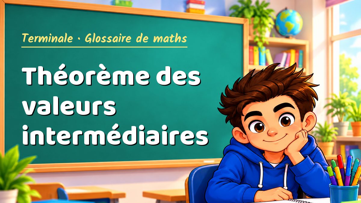 Théorème des valeurs intermédiaires : définition, méthode et exemple corrigé (Terminale) – Maths PDF