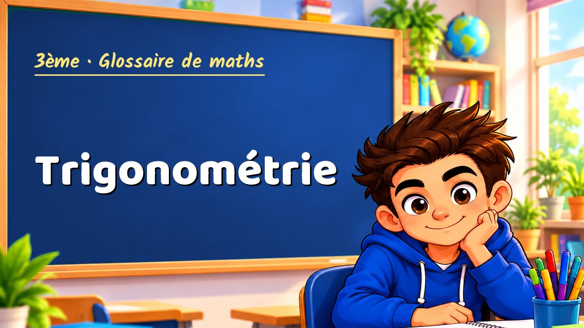 Trigonométrie : définition, méthode et exemple corrigé (3ème) – Maths PDF