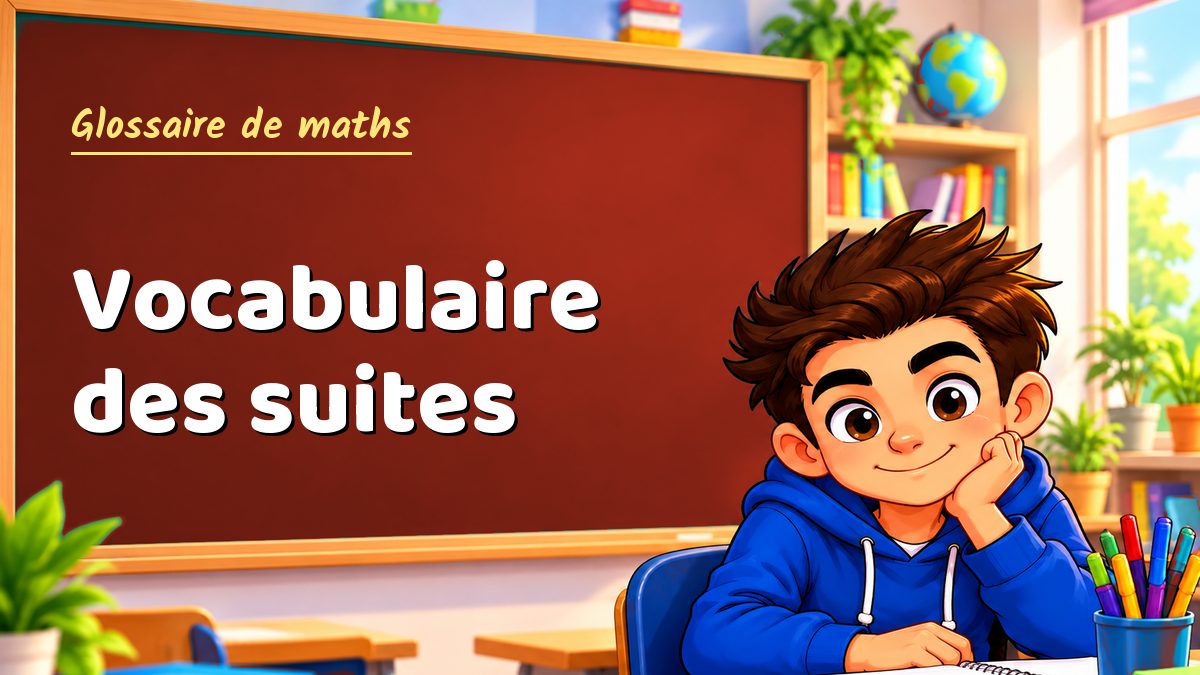 Vocabulaire des suites – Maths PDF