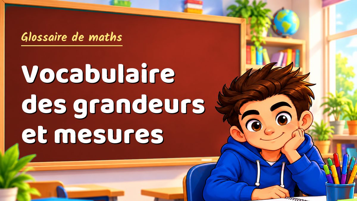 Vocabulaire des grandeurs et mesures – Maths PDF