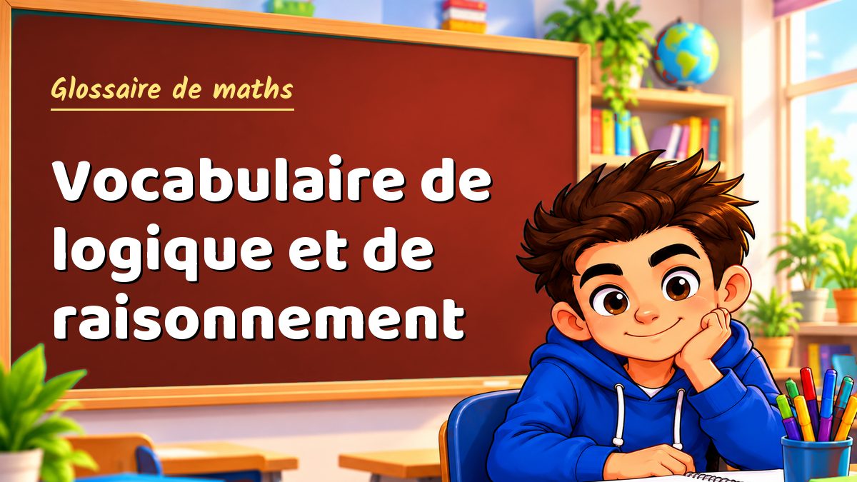 Vocabulaire de logique et de raisonnement – Maths PDF