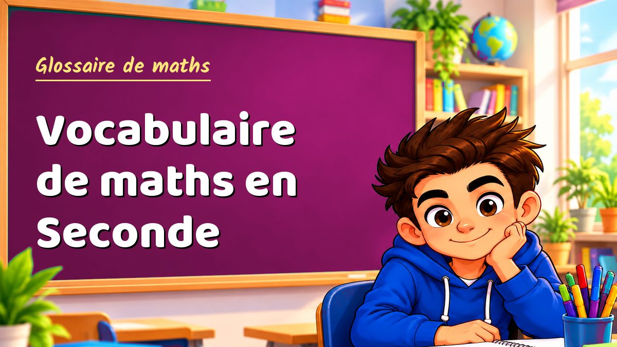 Vocabulaire de maths en Seconde – Maths PDF