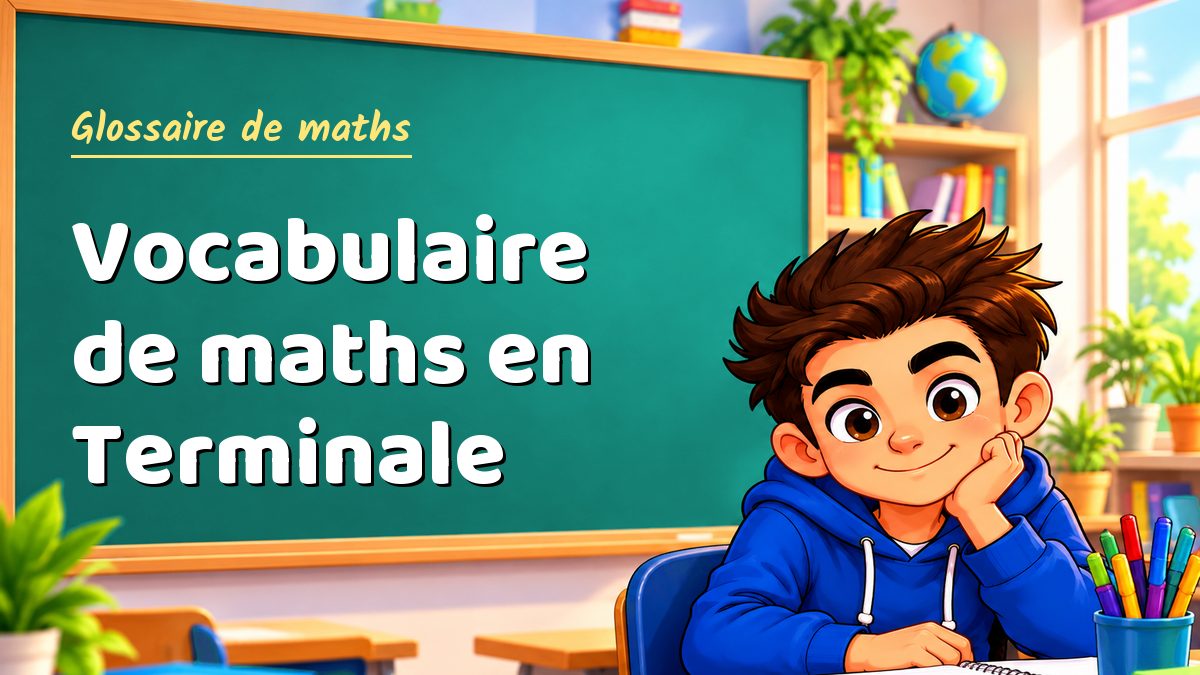 Vocabulaire de maths en Terminale – Maths PDF