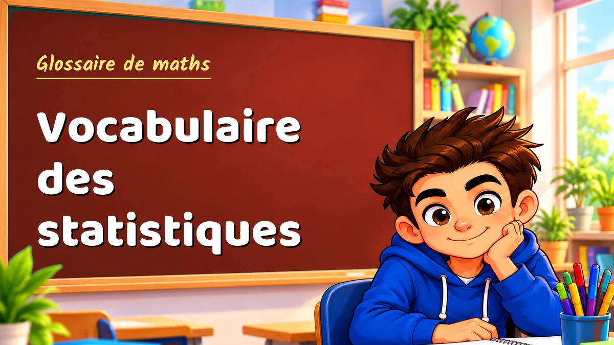 Vocabulaire des statistiques – Maths PDF