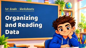 1st Grade Organizing and Reading Data Worksheet (PDF)