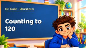 1st Grade Counting to 120 Worksheet (PDF)