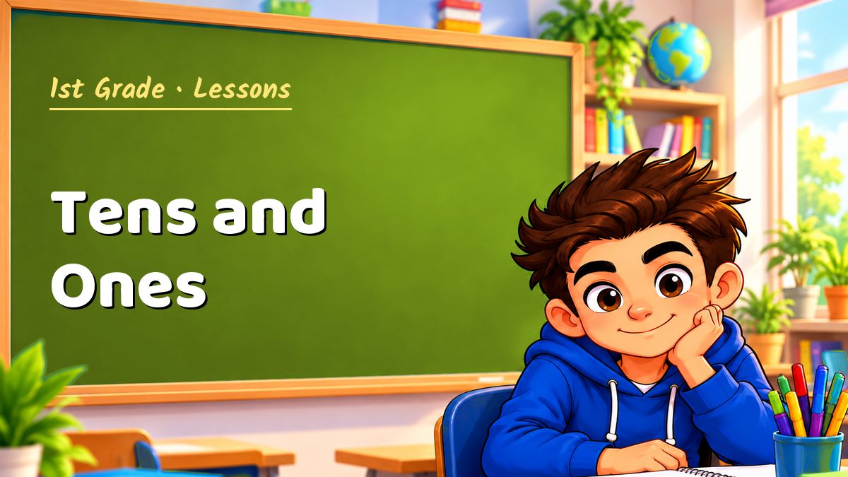 1st Grade math lesson: Tens and Ones – Maths PDF