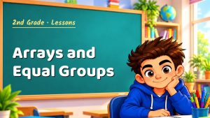 2nd Grade Arrays and Equal Groups Lesson (Free PDF)