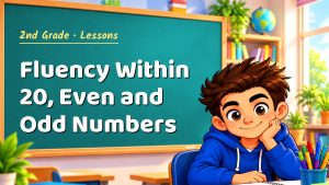 2nd Grade Fluency Within 20, Even and Odd Numbers Lesson (Free PDF)