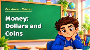 2nd Grade Money: Dollars and Coins Quiz: 10 Questions with Explanations